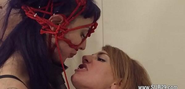  1-Ropes and toys in her deep bottom fucked by a pig -2015-10-27-09-49-019